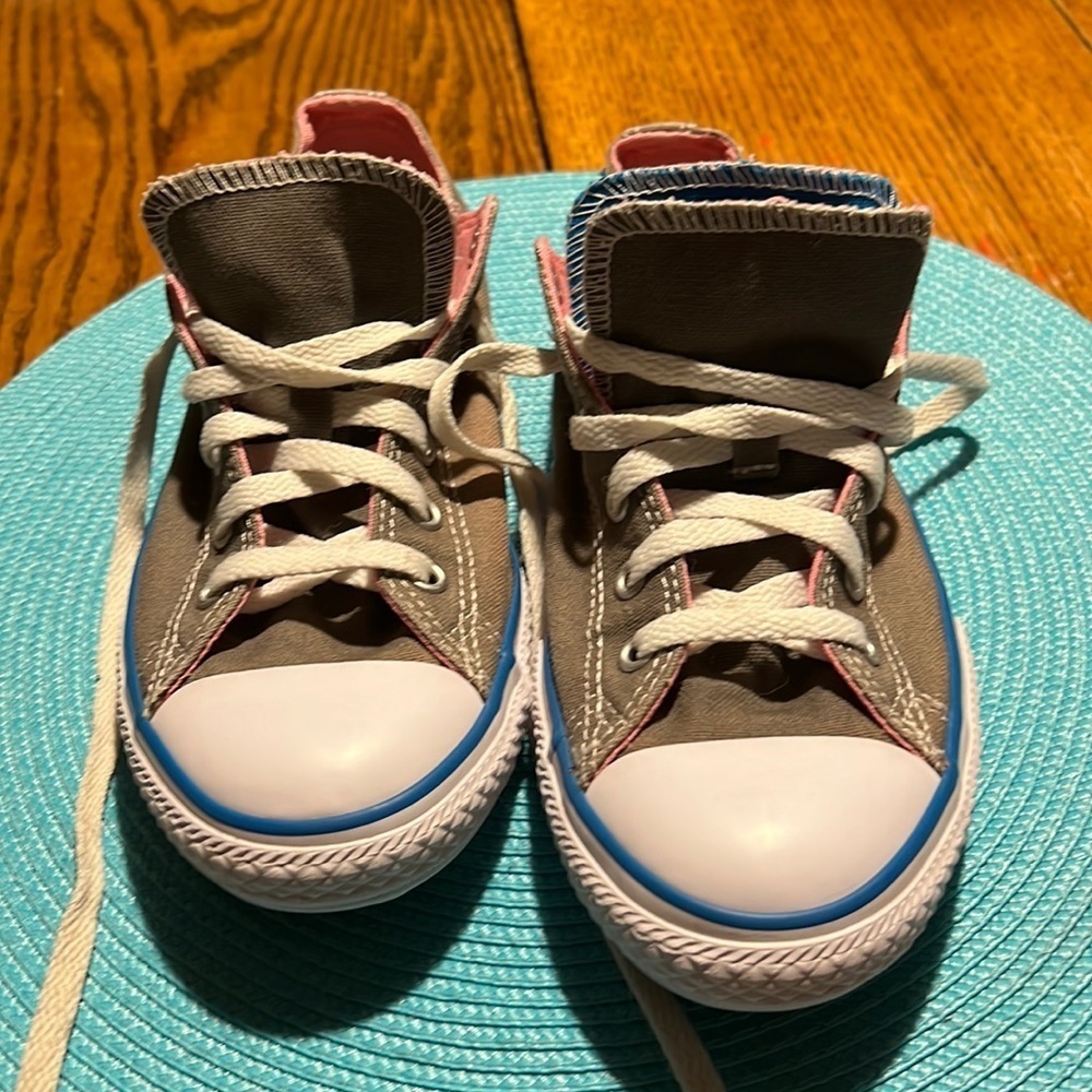 Converse All Star Low Top Womens 5 Shoes Canvas Double Tongue